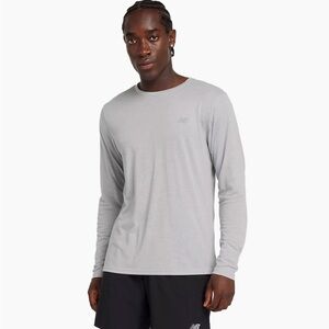 New Balance Lightweight Gray Long Sleeve Top